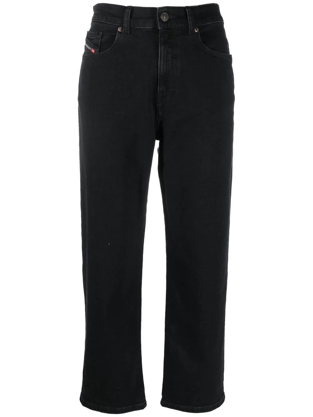 Straight-Leg Cropped Jeans