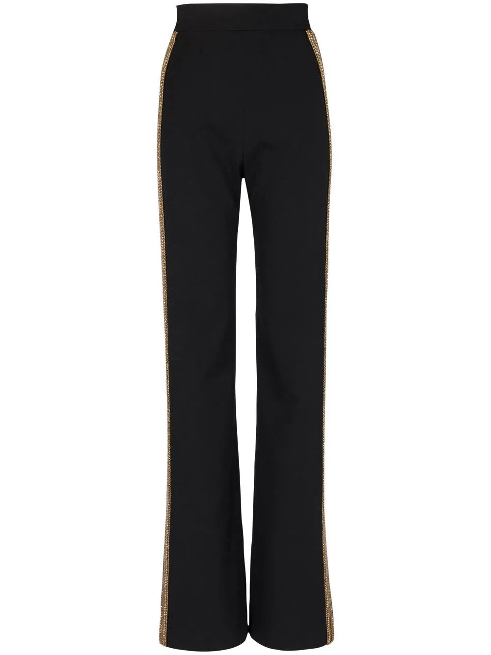 Sequin-Embellished Wide-Leg Trousers