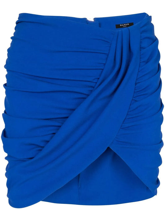 Ruched Mini Skirt
