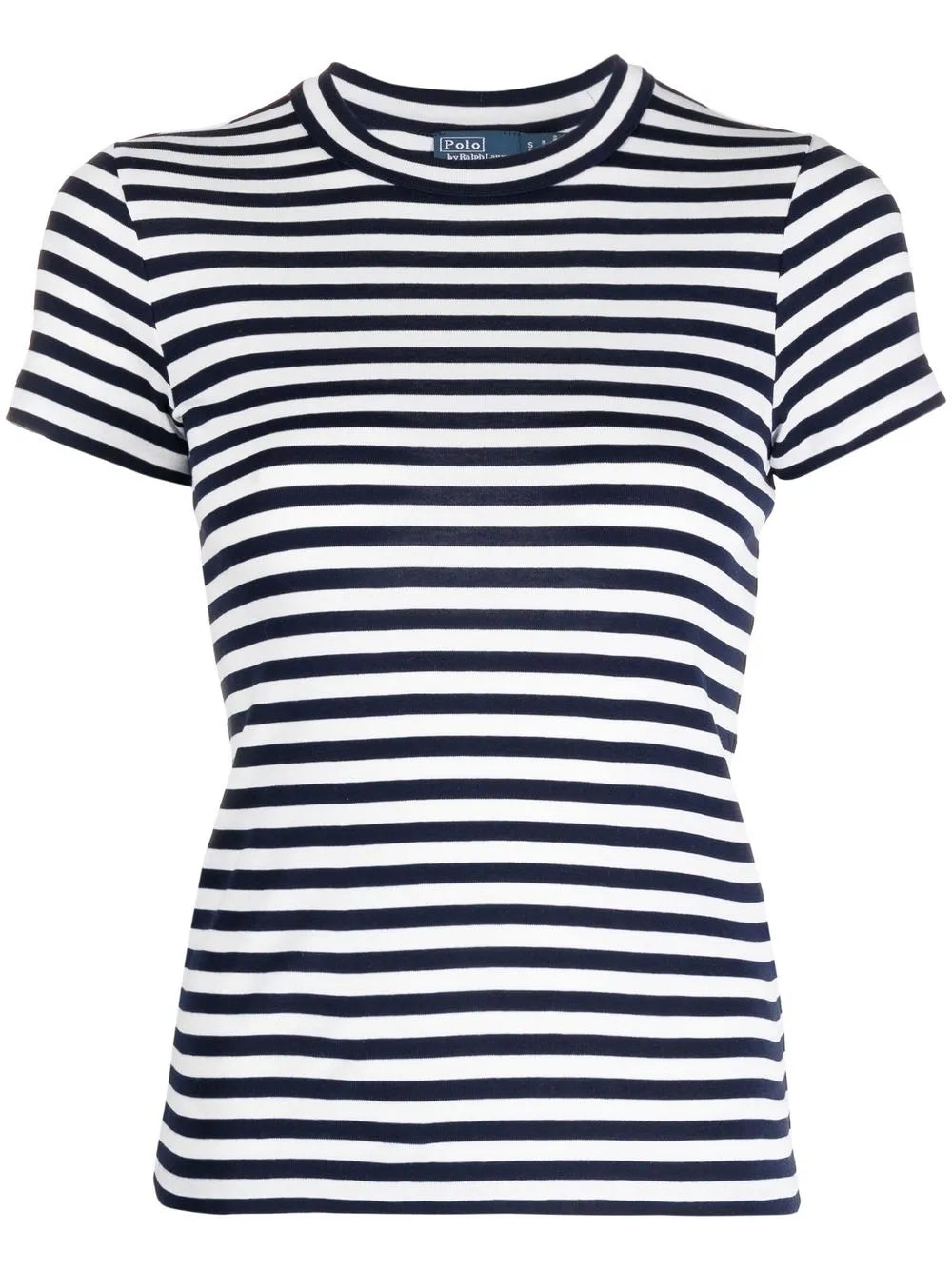Stripe-Print Ribbed T-Shirt