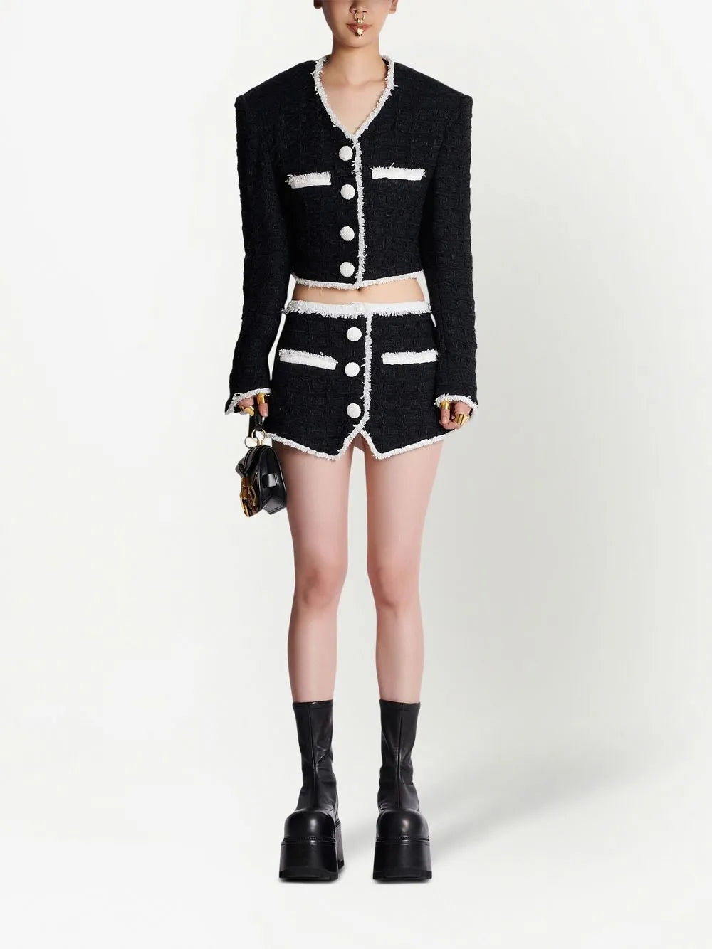Tweed Mini Skirt
