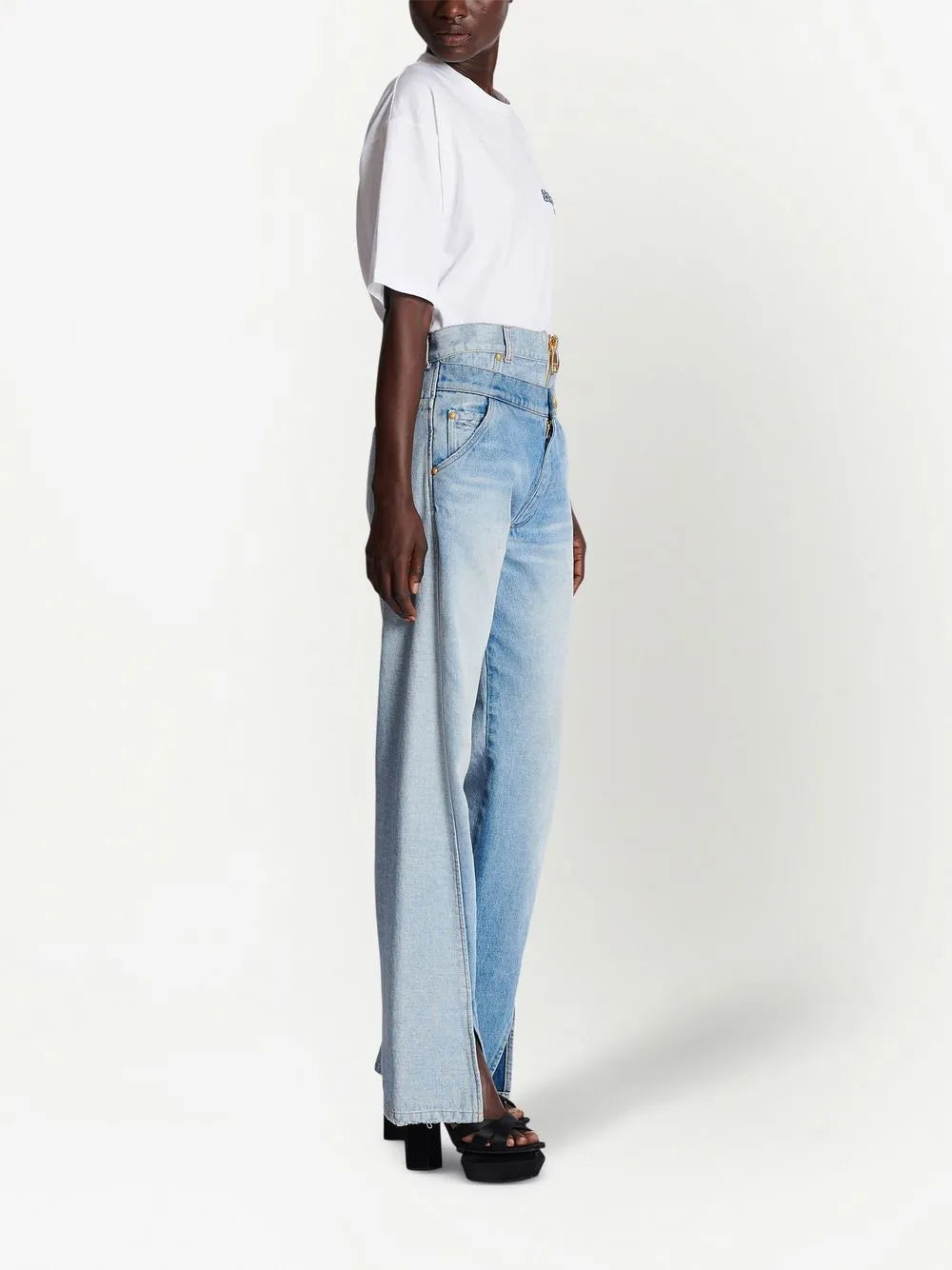 High-Rise Straight Jeans
