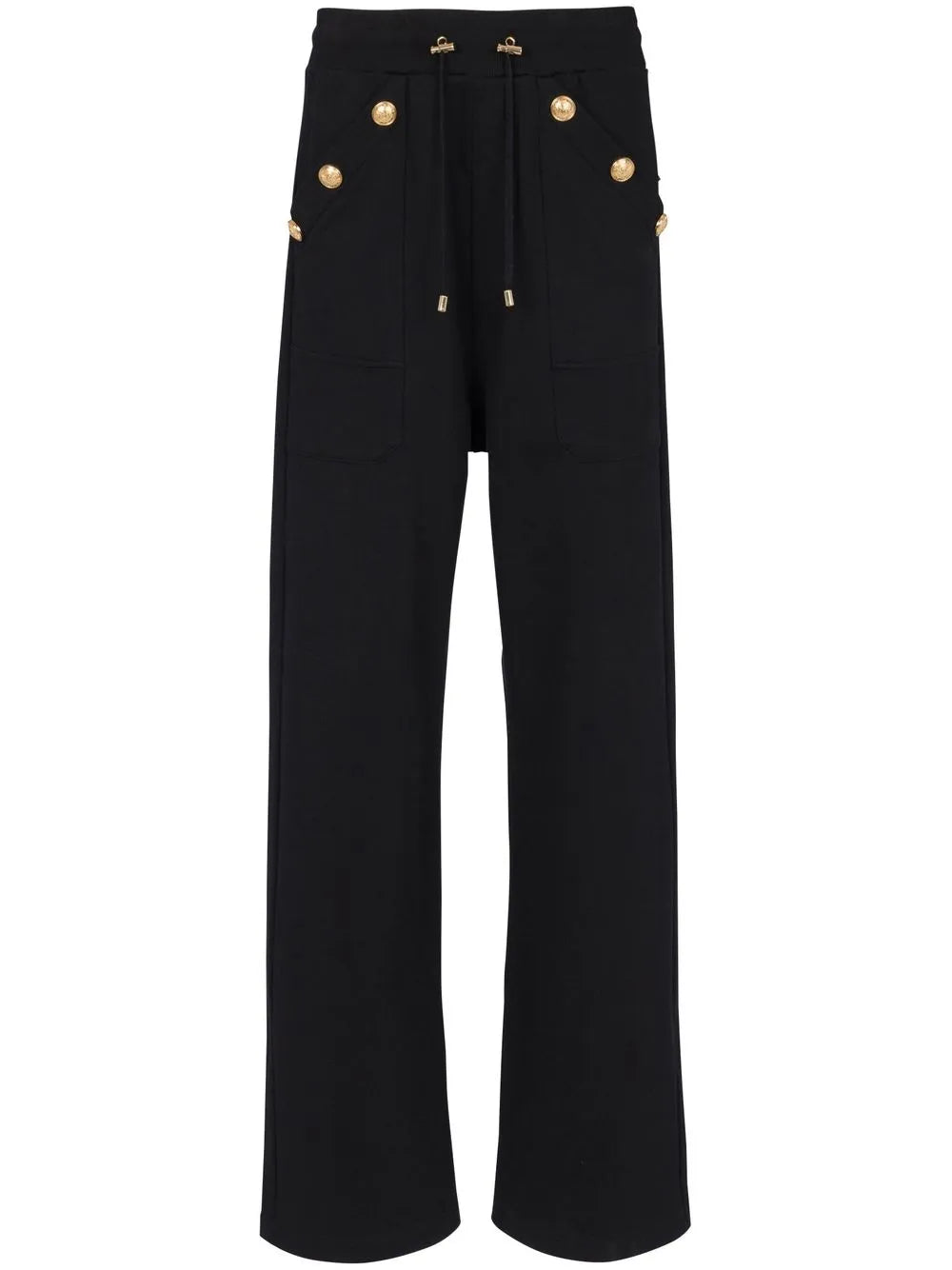 Drawstring Organic-Cotton Track Pants