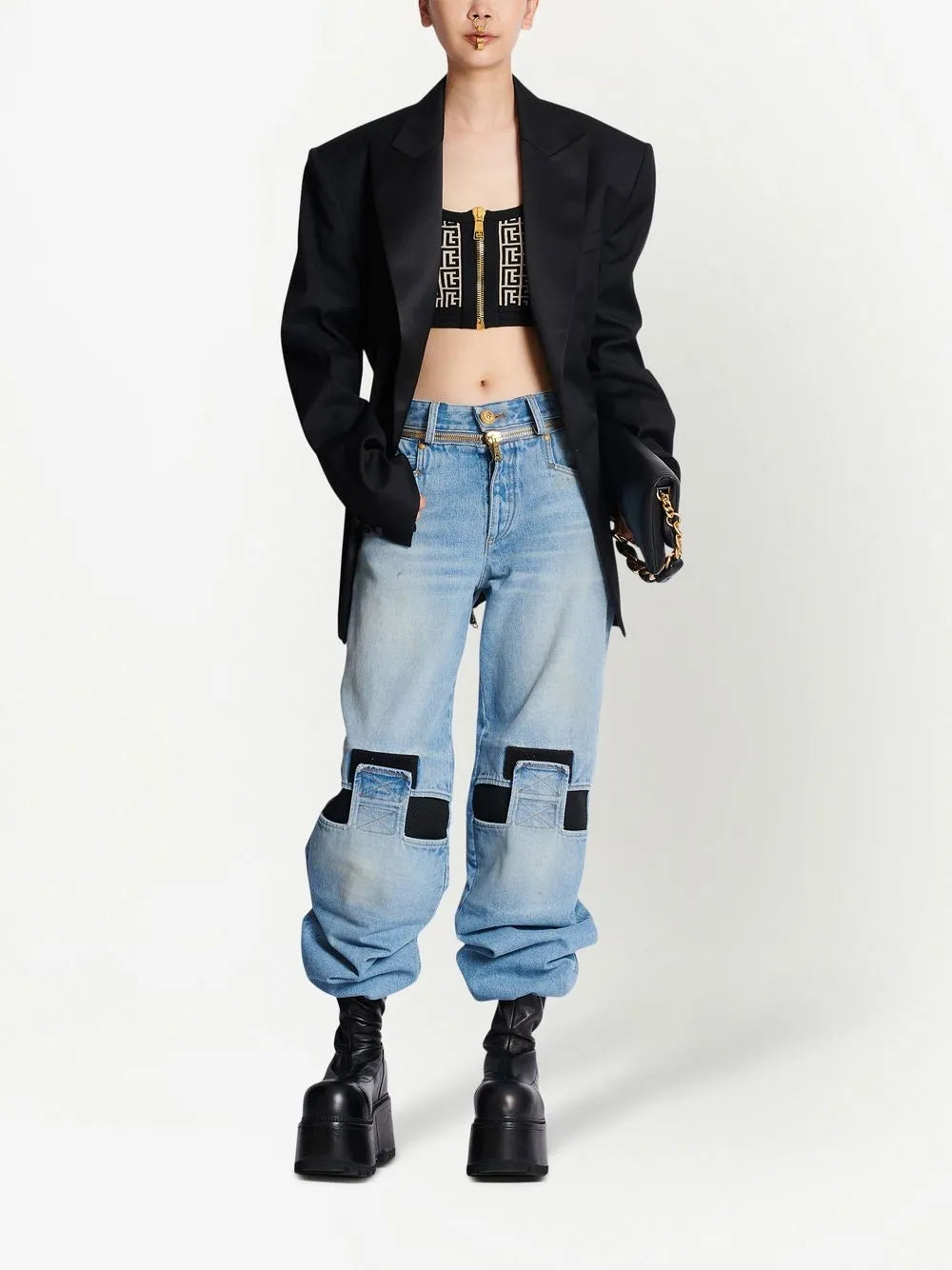 Low-Rise Straight Jeans