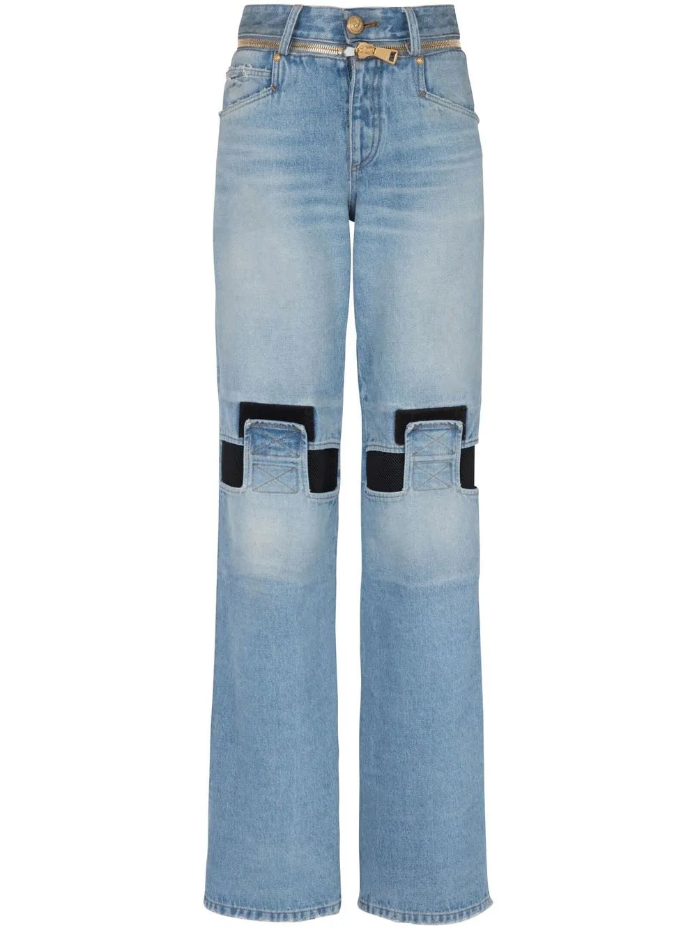 Low-Rise Straight Jeans