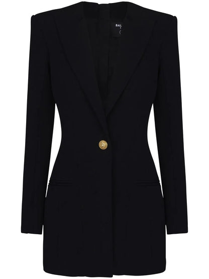 Single-Breasted Blazer Dress