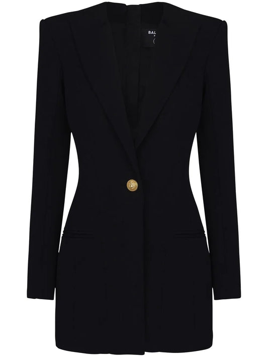 Single-Breasted Blazer Dress