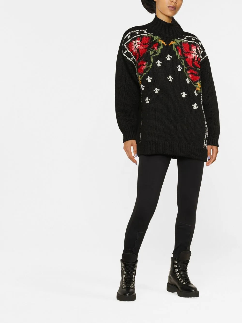 Intarsia Rollneck Jumper