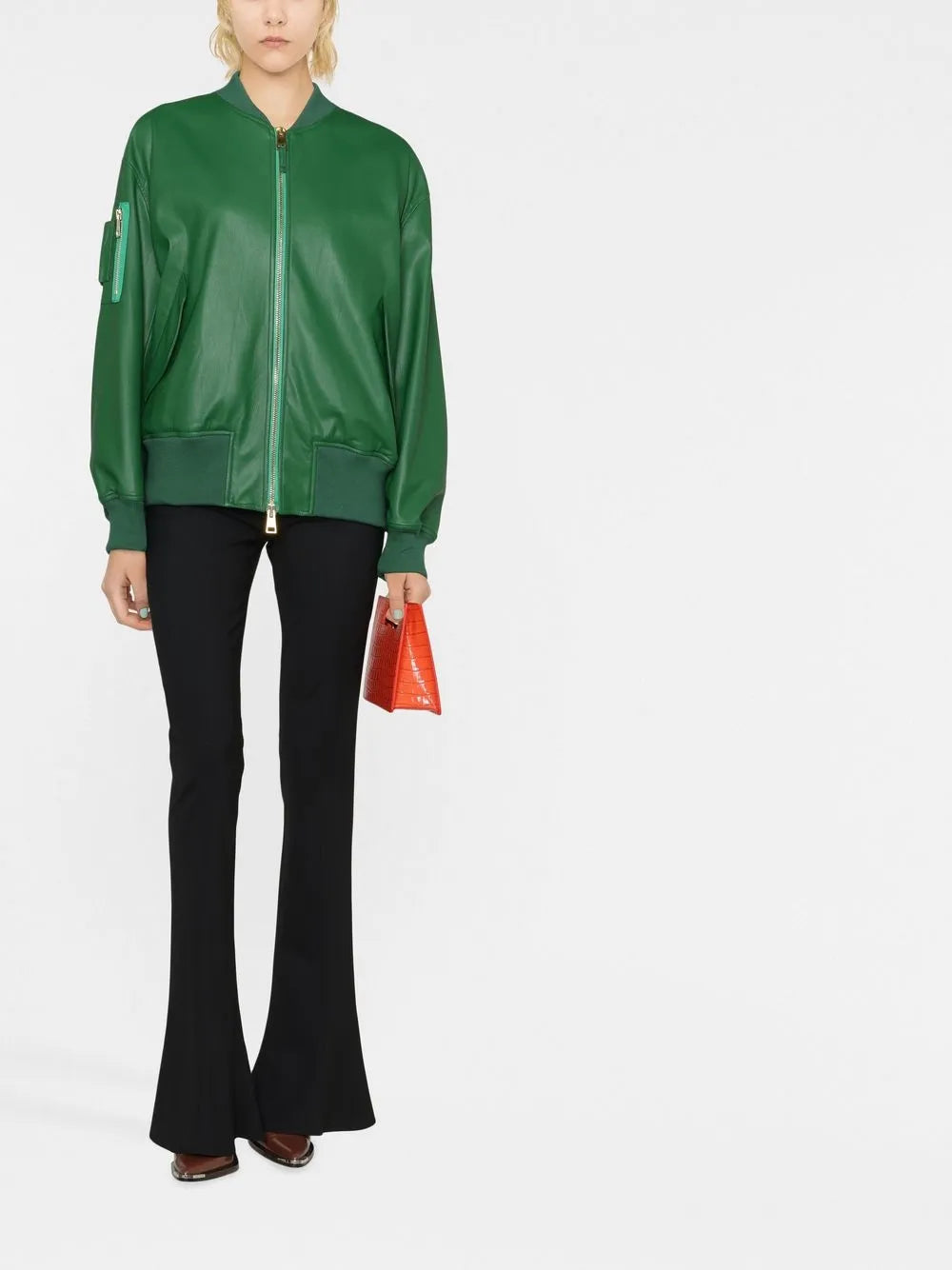 Zip-Fastening Bomber Jacket