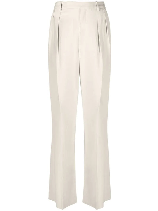 Jackie Pleated Straight Trousers