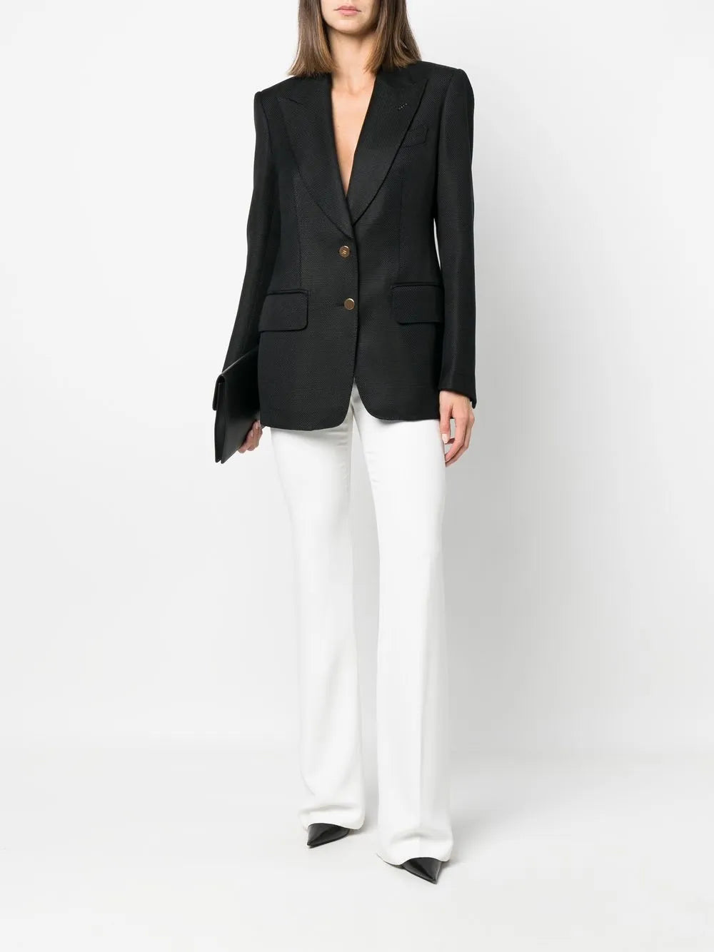 Single-Breasted Tailored Blazer