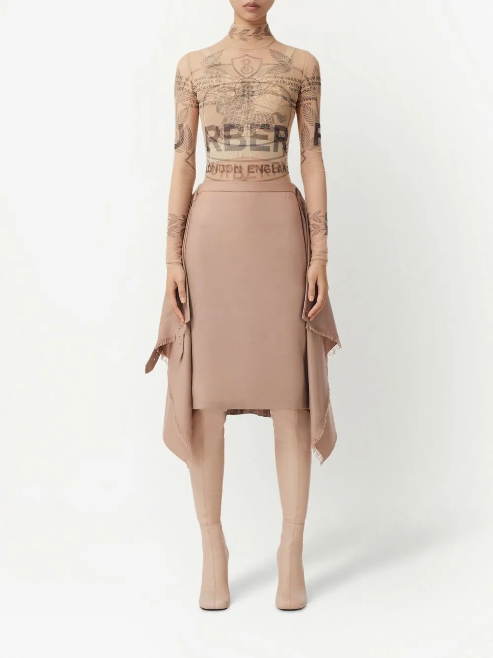 Pleated Panelled Kilt