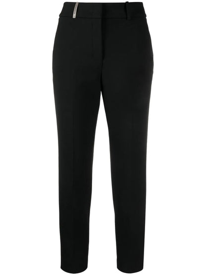 Cropped Tailored Trousers