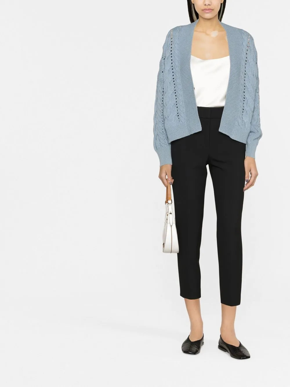 Cropped Tailored Trousers