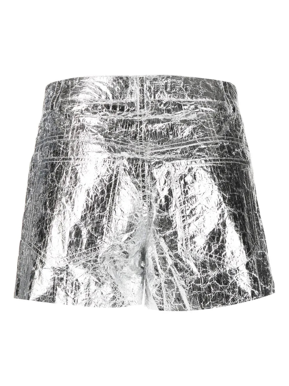 Metallic Mini Shorts