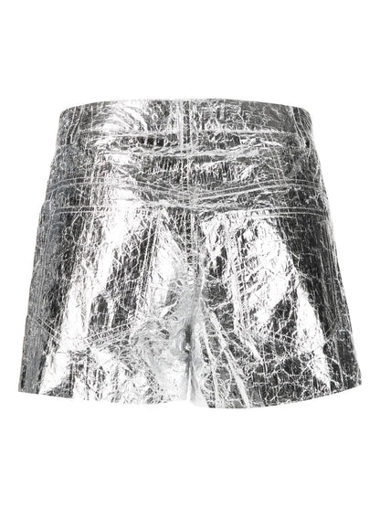 Metallic Mini Shorts