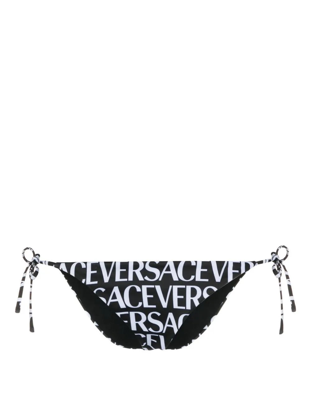 Logo-Print Tie-Fastening Bikini Bottoms