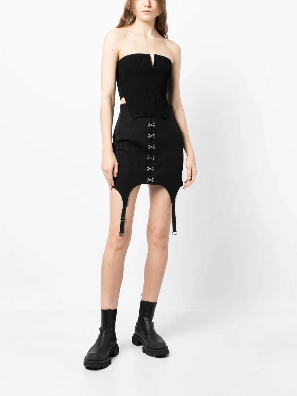 Angled Rib Bustier Corset