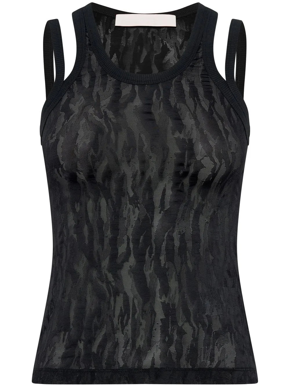 Camouflage Slip-Detail Vest
