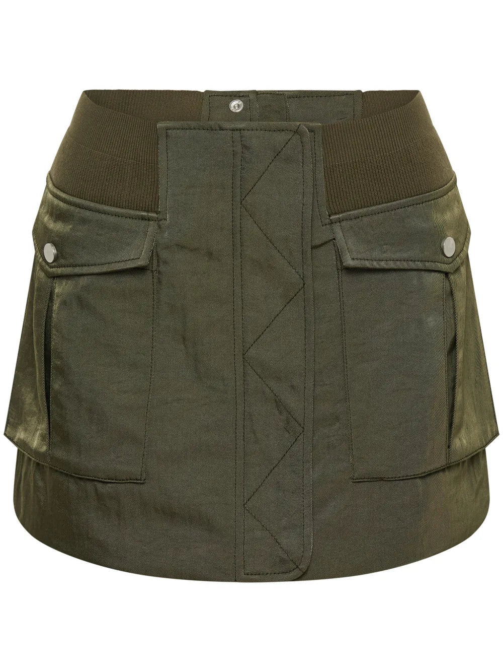 Fitted Military Miniskirt