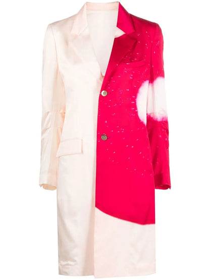 Graphic Button-Up Coat