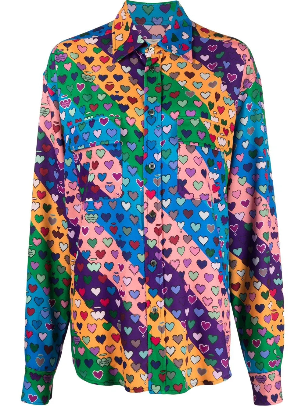 Heart-Print Shirt
