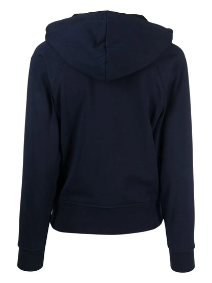 Logo-Patch Zipped Hoodie