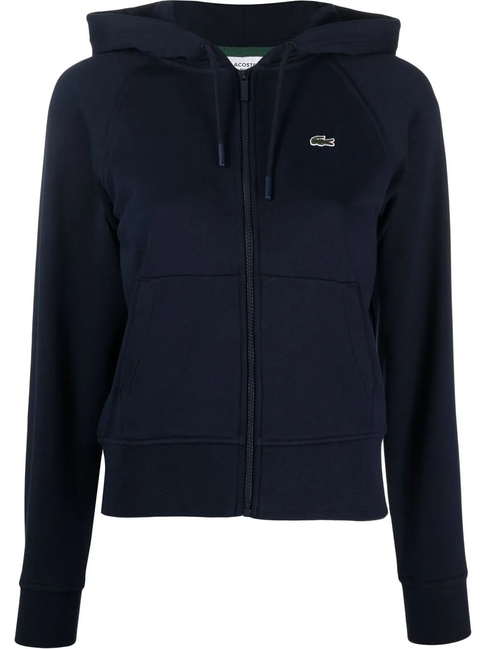 Logo-Patch Zipped Hoodie