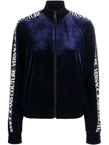 Logo-Tape Zipped Sweatshirt