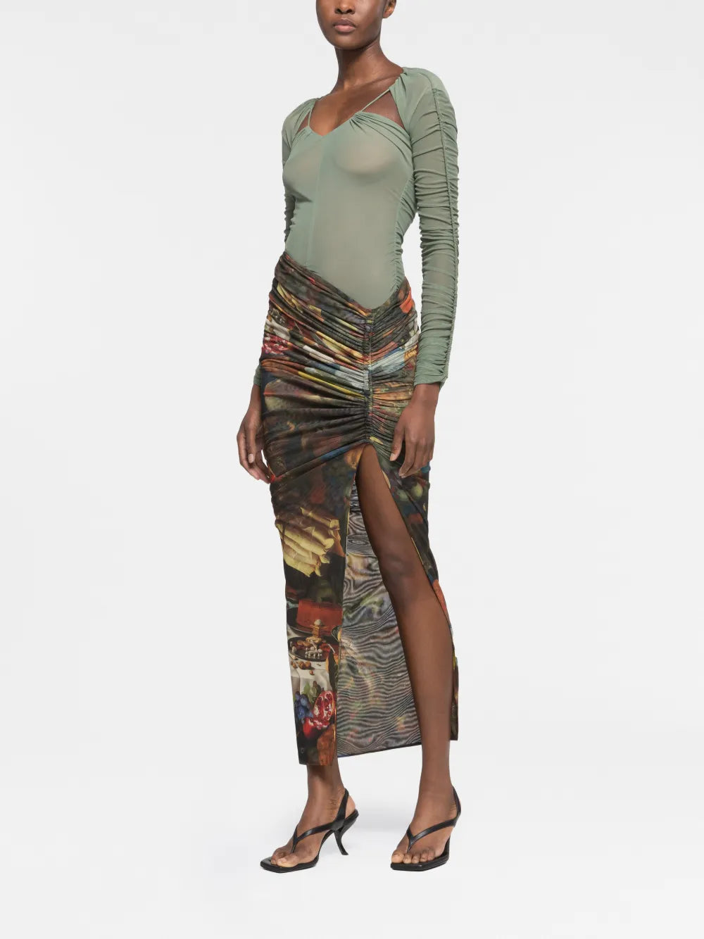 Ruched-Detailed Top