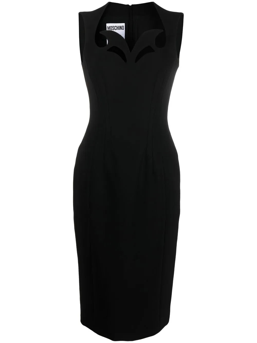Cut-Out Detail Sleeveless Dress