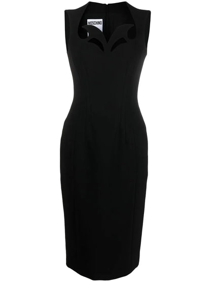 Cut-Out Detail Sleeveless Dress