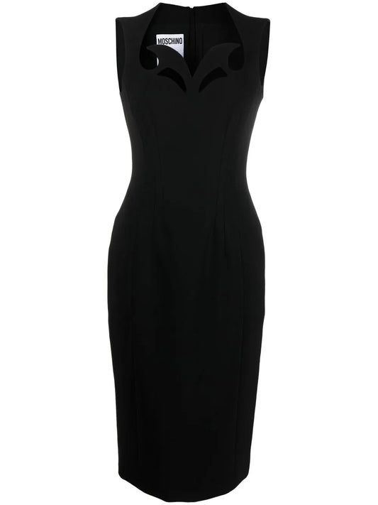 Cut-Out Detail Sleeveless Dress