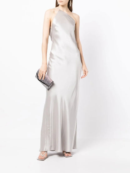 Single-Shoulder Maxi Dress