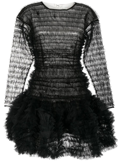 Bianca Ruffled-Tulle Dress