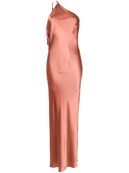Single-Shoulder Maxi Dress