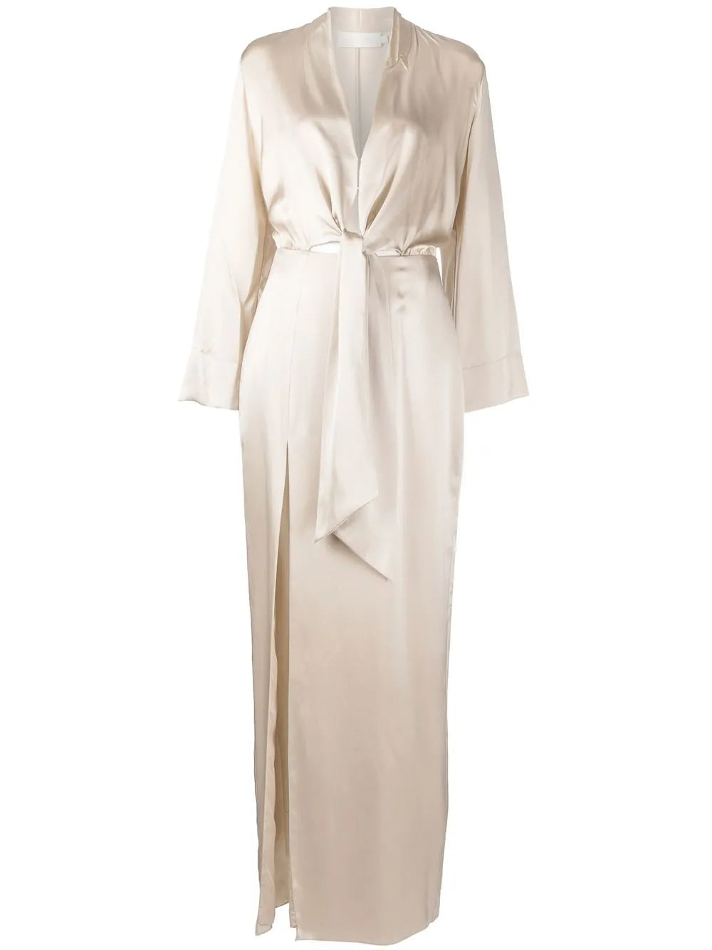 Tie Front Kimono Gown
