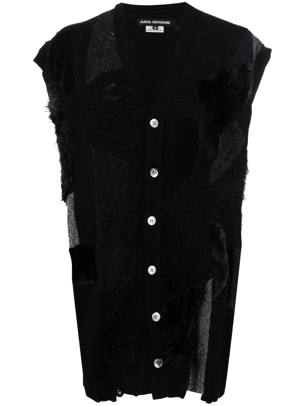 Patch-Detail Knit Vest