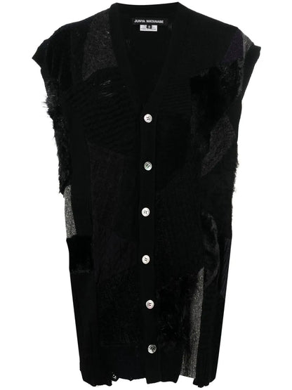 Patch-Detail Knit Vest