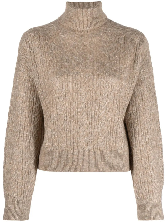 Cable-Knit Crew-Neck Jumper