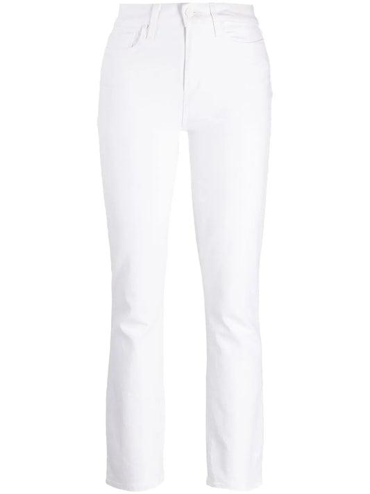 Slim-Cut High-Waist Jeans