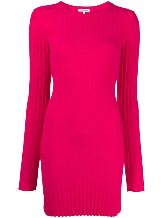 Ribbed Cotton Dress