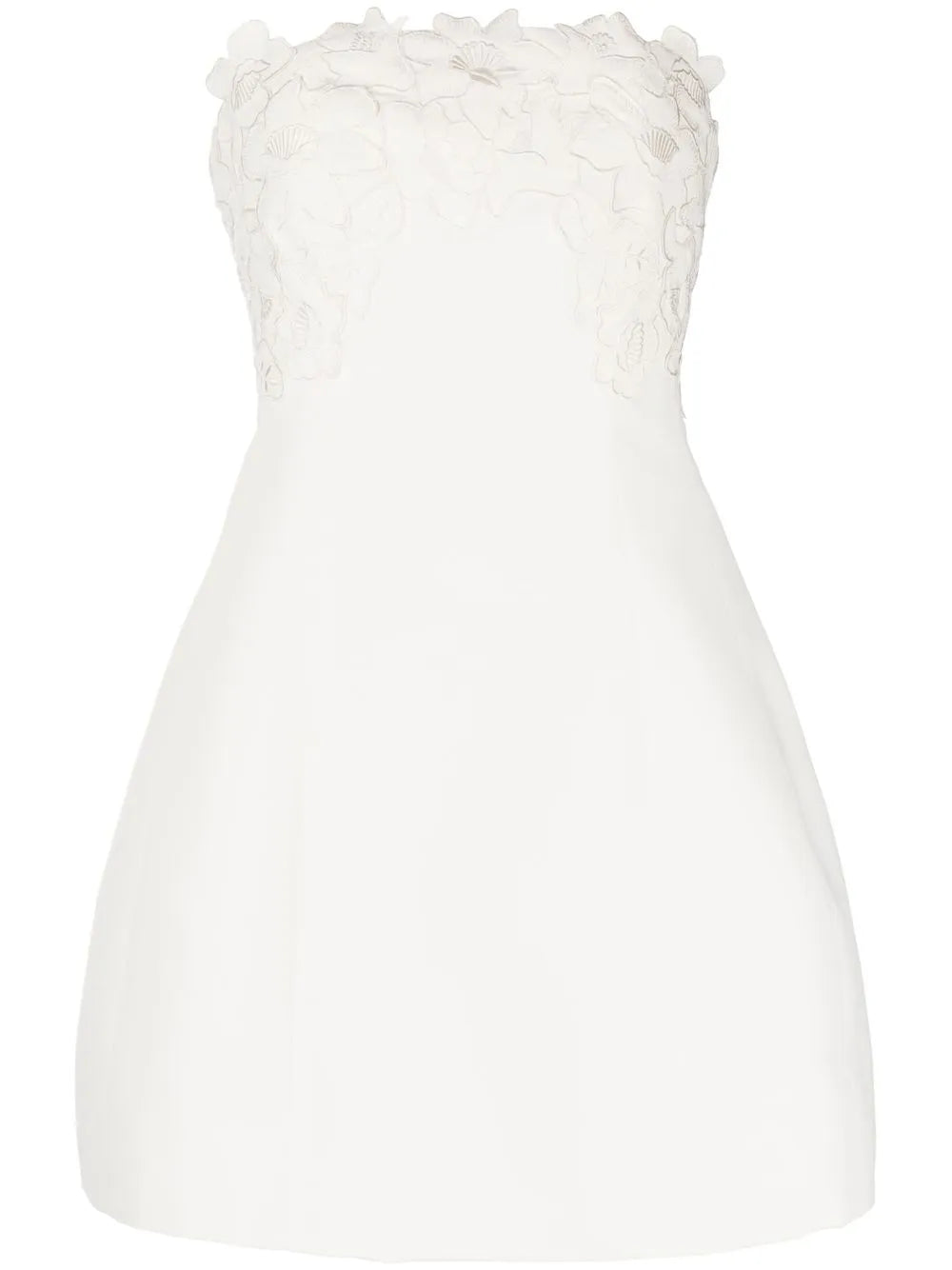 Alana Floral-Appliqué Mini Dress