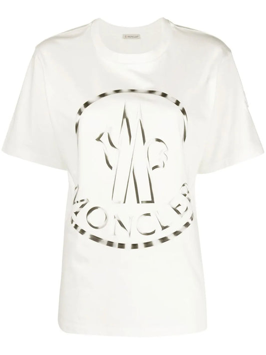 Bi-Colour Logo-Print T-Shirt