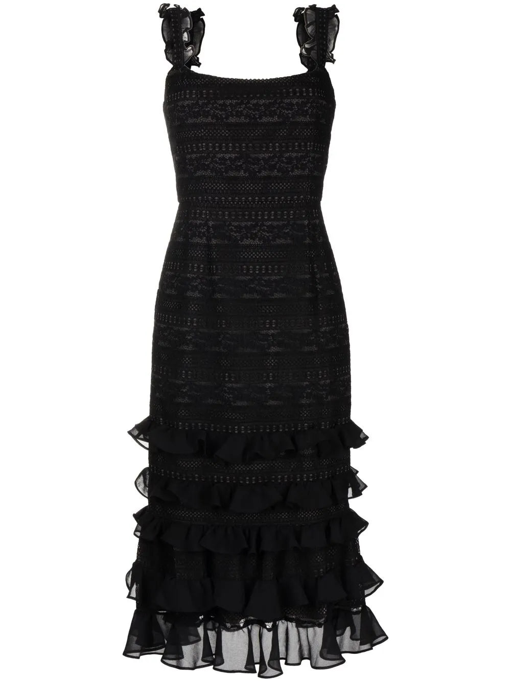 Graziella Lace Ruffled Dress