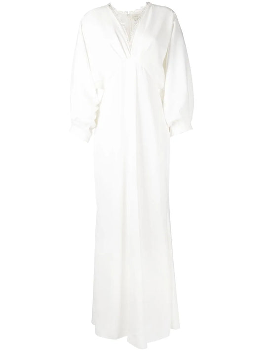 Gabby V-Neck Lace Gown