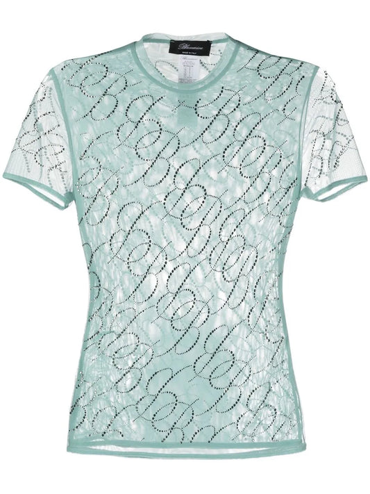 Logo-Studded Short-Sleeved T-Shirt