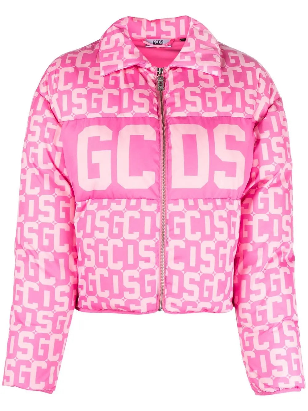 Logo-Print Padded Jacket