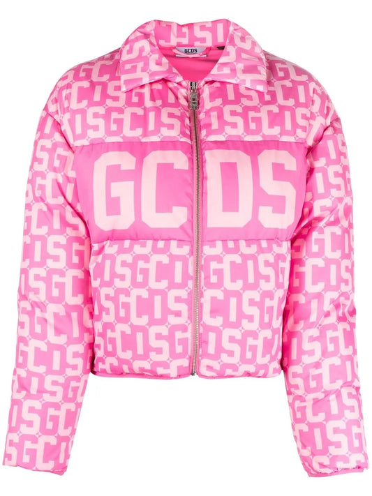 Logo-Print Padded Jacket