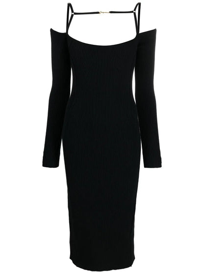 La Robe Sierra Ribbed Midi Dress